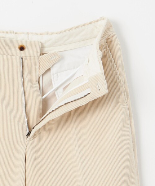 ＜Steven Alan＞ 8W コーデュロイ アウト ワンプリーツ スラックス Steven Alan＞ 8W コーデュロイ アウト ワンプリーツ スラックス