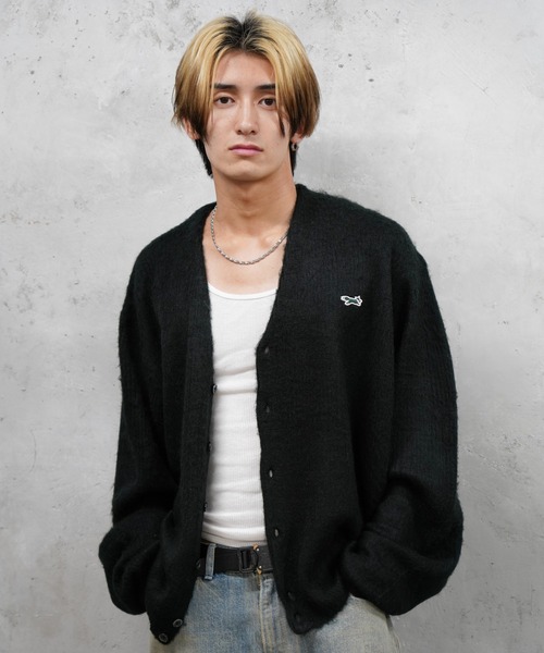 使用一度のみ】Penny's×FREAK'S STORE モヘアカーディガン 使用一度