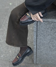 The Kenford Fineshoes ローファー 【ROSE BUD別注】 ROSE BUD別注】The Kenford Fineshoes/TANK SOLE COMBI COLOR LOAFERS