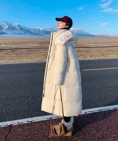 Ressaca（レサーカ） ダウンコート ダウンジャケット フード付きロング