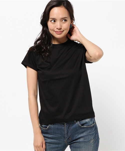「ESTNATION」 半袖Tシャツ 36 グリーン レディース_画像4