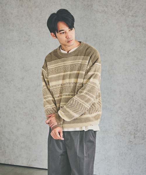 BAYFLOW（ベイフロー） セーター ニット MELLOW SHADEプルオーバー