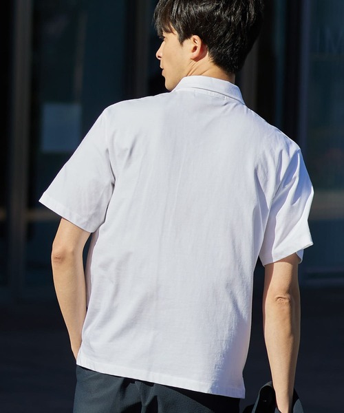 「URBAN RESEARCH ROSSO MEN」 半袖ポロシャツ MEDIUM ホワイト メンズ_画像6