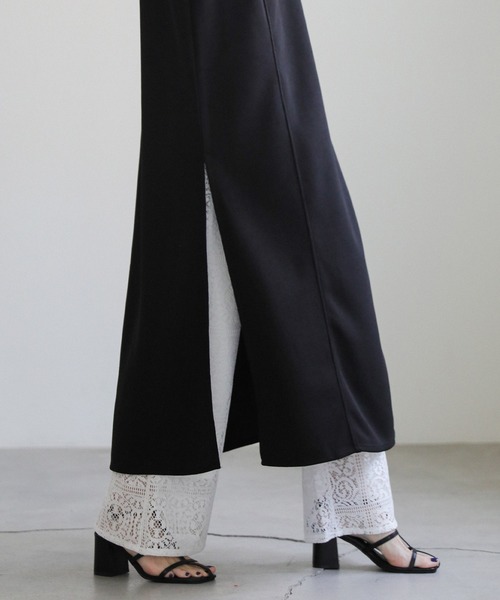 「select MOCA」 ノースリーブワンピース FREE ブラック レディース_画像8