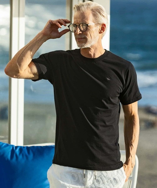 [1PIU1UGUALE3 RELAX ] короткий рукав футболка S белый мужской 