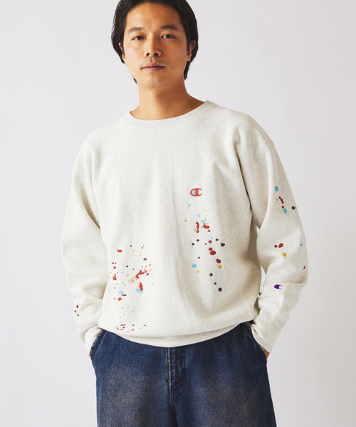 Champion（チャンピオン） トレーナー スウェット 別注 R/W 刺繍