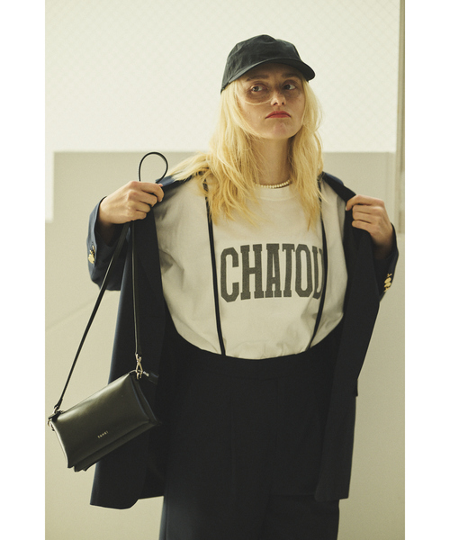 「Rouge vif」 半袖Tシャツ フリー オフホワイト レディース_画像5
