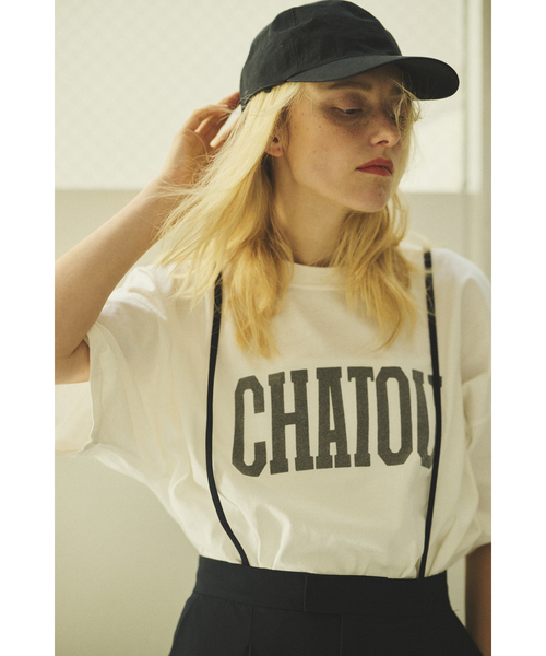 「Rouge vif」 半袖Tシャツ フリー オフホワイト レディース_画像6