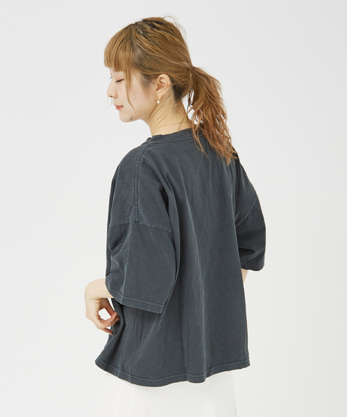 「Rouge vif」 半袖Tシャツ フリー オフホワイト レディース_画像9