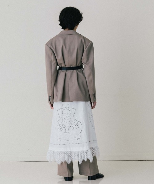 CREDONA MIXカラー テーラードジャケット 希少カラー サイズ0 CREDONA（クレドナ） ジャケット テーラードジャケット 「THE C