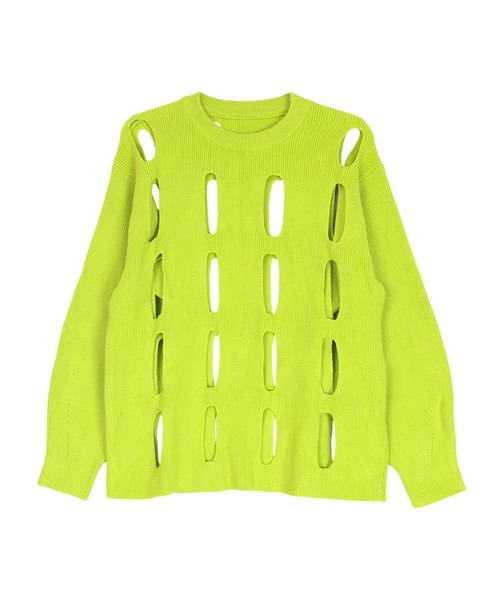 「miette」 長袖ニット FREE ライトグリーン レディース_画像3