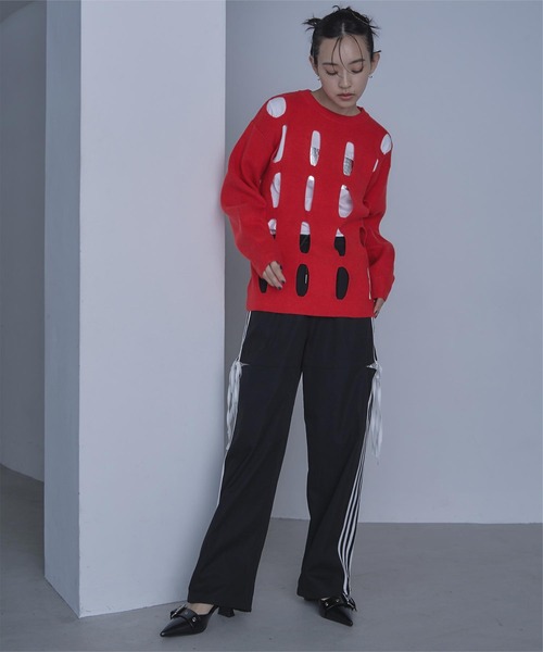 「miette」 長袖ニット FREE ライトグリーン レディース_画像8