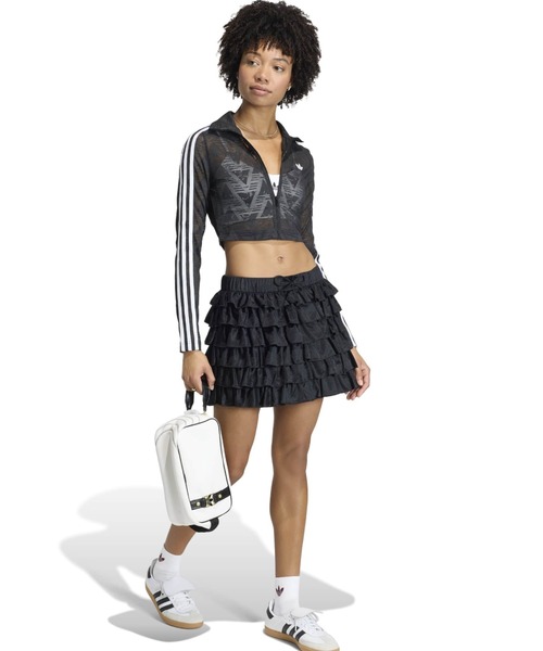 adidas（アディダス） スカート adidas LACE RUFFLE MINI SKIRT