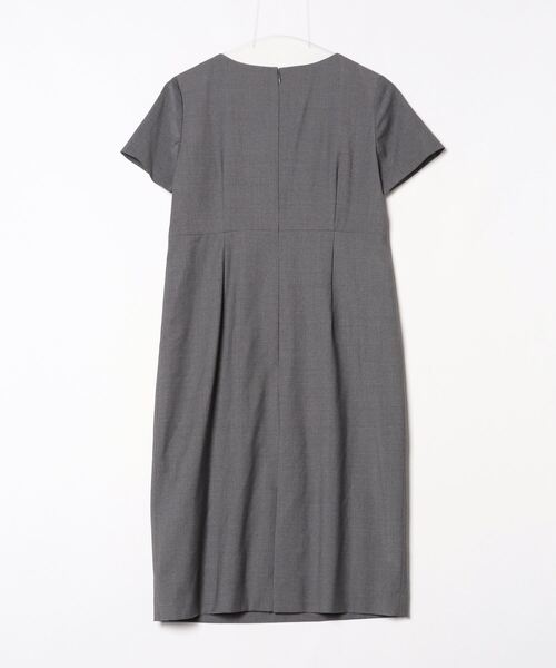 「LAUTREAMONT」 半袖ワンピース 38 グレー レディース_画像2