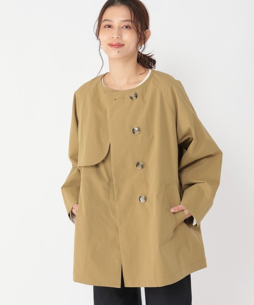 studio CLIP（スタディオクリップ） ノーカラーコート FREE ネイビー