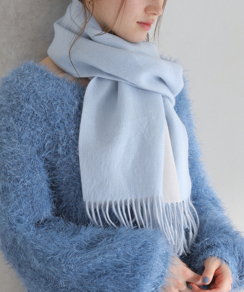 La TOTALITE（ラ トータリテ） マフラー ストール カシミヤブレンド W