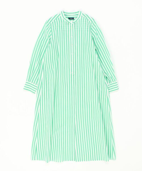 SHIPS（シップス） 長袖ワンピース 36 グリーン レディース : ZOZOTOWN