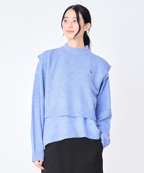 ユキコハナイ　ベスト➕ニット　アンサンブル　新品 着回し自在！ニットベストアンサンブル - ベルーナ【公式】