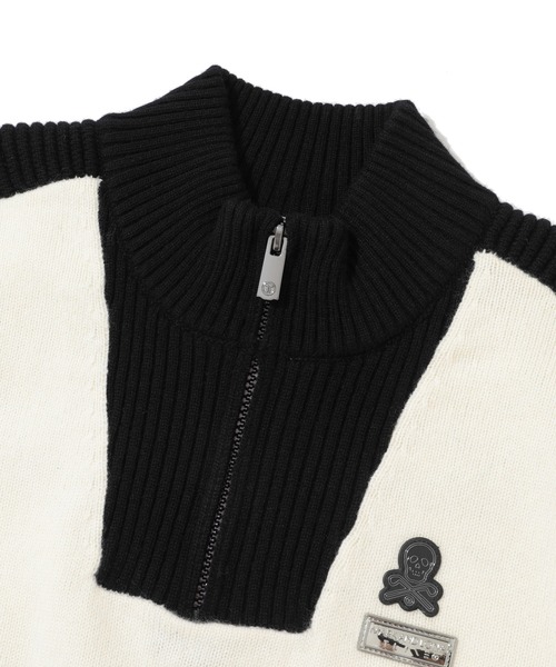 MARK&LONA（マークアンドロナ） セーター ニット SIg Bicolor Shield