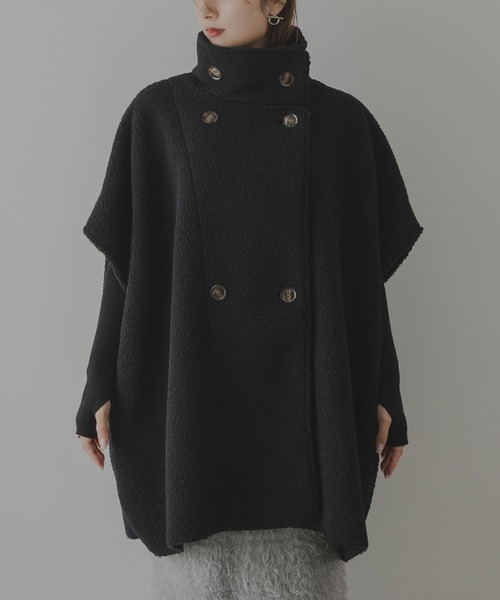 「rectangle」 ポンチョコート FREE アイボリー レディース_画像5