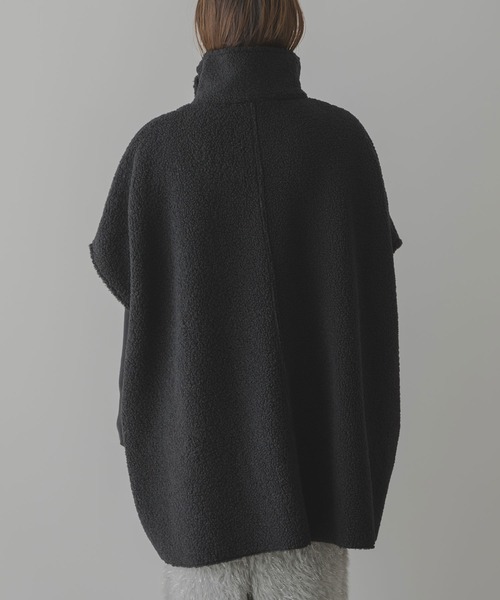 「rectangle」 ポンチョコート FREE アイボリー レディース_画像6