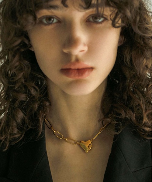 「LAPUIS」 チョーカー FREE シルバー レディース_画像3