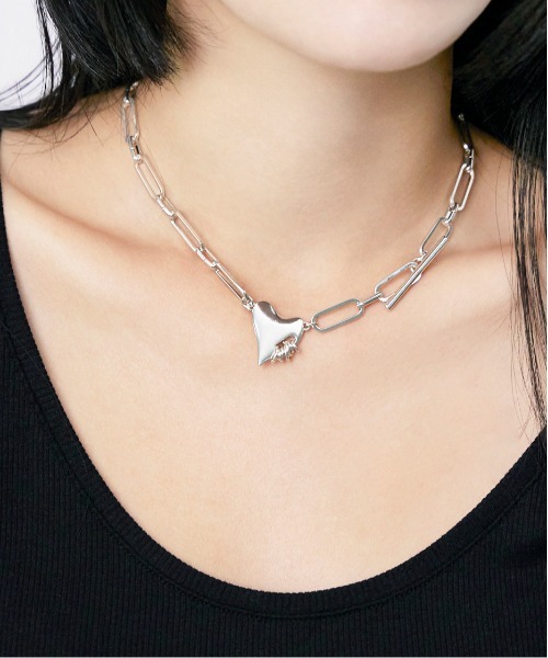 「LAPUIS」 チョーカー FREE シルバー レディース_画像8