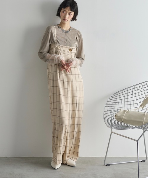 「THE YOn」 長袖カットソー FREE ホワイト レディース_画像3