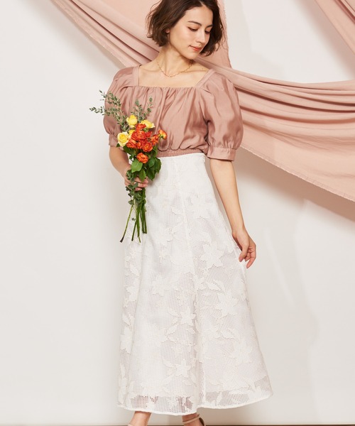 「NOELA」 フレアスカート S グレー レディース_画像6