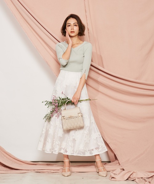 「NOELA」 フレアスカート S グレー レディース_画像8