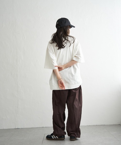 NO NEED（ノーニード） ワイドパンツ パンツ カラーナイロンパンツ2