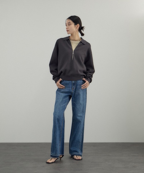 AMERICANA（アメリカーナ） tシャツ for SALON」リンガーT レディース