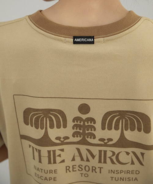 【新品・未使用】アメリカーナ Americana Tシャツ AMERICANA（アメリカーナ） tシャツ 追加「AMERICANA/アメリカーナ