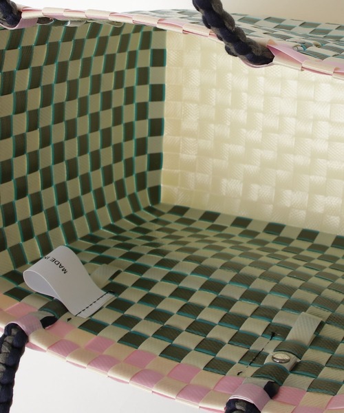 MARNI MARKET 「MARNI MARKET」 かごバッグ FREE グリーン×ピンク