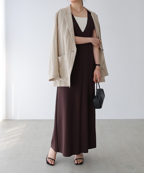 「evernavy」 サロペットスカート S ブラウン系その他 レディース_画像5