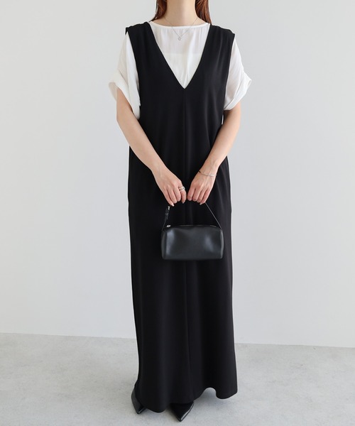 「evernavy」 サロペットスカート S ブラウン系その他 レディース_画像8