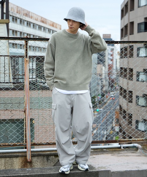 「BAYFLOW」 カーゴパンツ LARGE ダークブラウン メンズ_画像4