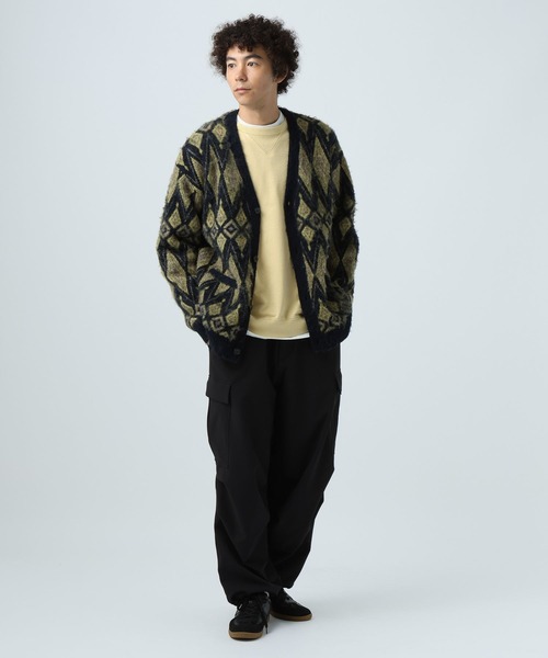 「BAYFLOW」 カーゴパンツ LARGE ダークブラウン メンズ_画像8