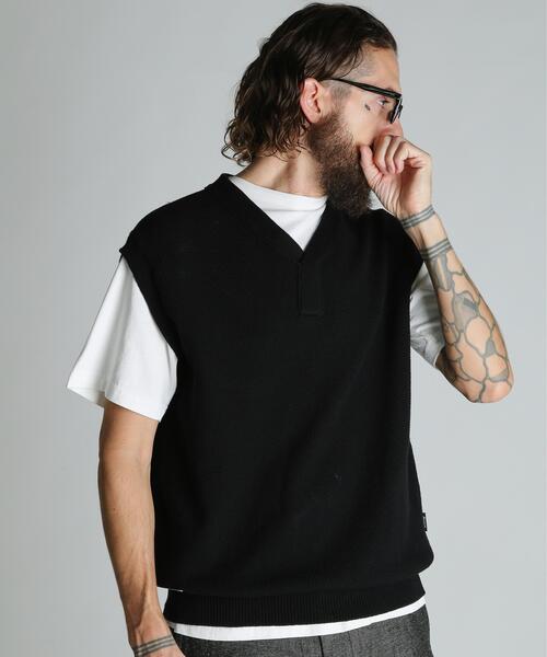 Schoott ベスト Schott N.Y.C（ショット） ベスト ジレ Schott/ショット/B.S. KNIT
