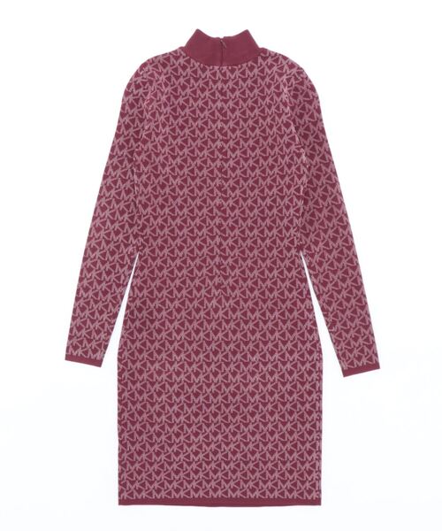 「MICHAEL KORS」 ニットワンピース X-SMALL レッド レディース_画像4