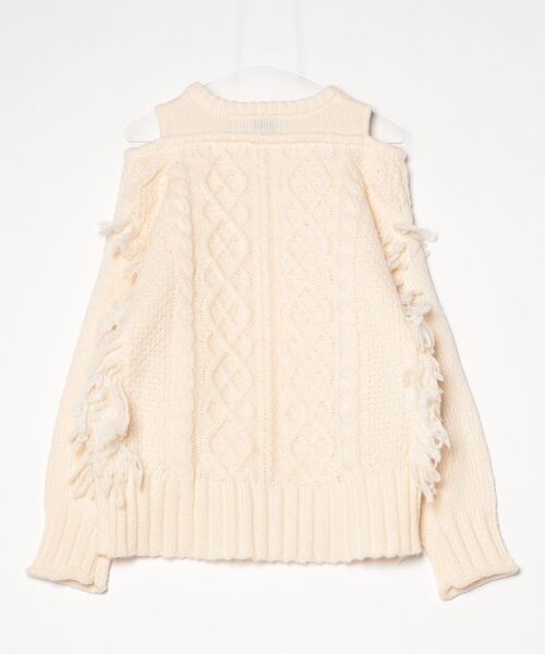ROSE BUD（ローズバッド） ニット セーター FRINGE KNIT レディース