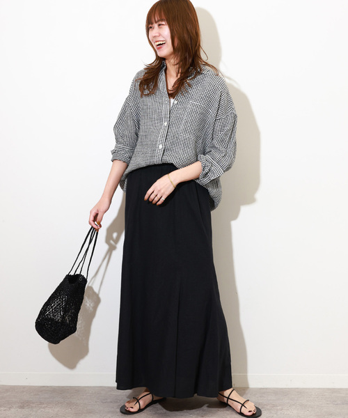 「JOURNAL STANDARD relume」 長袖シャツ FREE グレー レディース_画像7