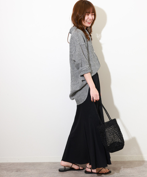 「JOURNAL STANDARD relume」 長袖シャツ FREE グレー レディース_画像9