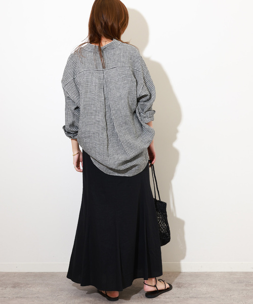 「JOURNAL STANDARD relume」 長袖シャツ FREE グレー レディース_画像10