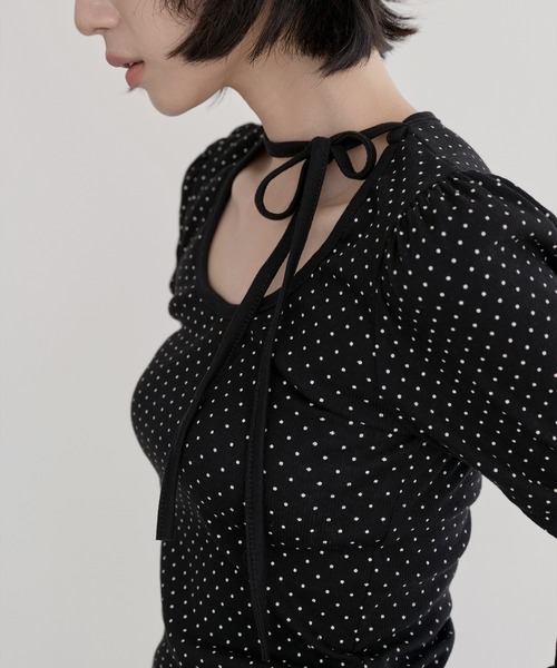 「UNE MANSION」 長袖カットソー FREE クリーム レディース_画像8