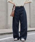 ワイドパンツ ジーンズ デニム デニムパンツ ...の詳細画像5