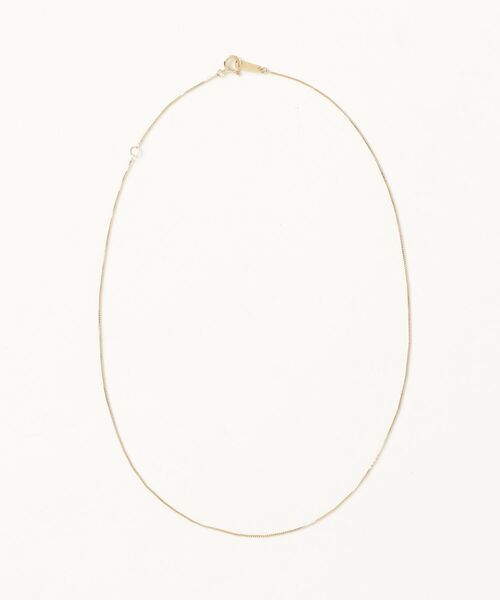 cui-cuiゴールド K10YGベネチアンチェーンチョーカー 35㎝ cui-cui（キュイキュイ） チョーカー ゴールド ベネチアン チェーン