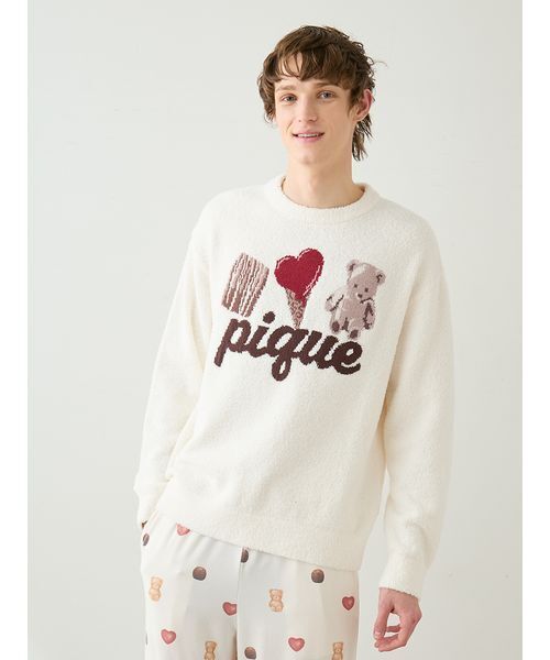 gelato pique（ジェラートピケ） パジャマ 「Valentine」「HOMME」ワン