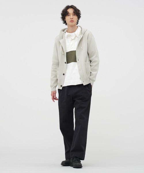 MHL.（エムエイチエル） パンツ FADED COTTON TWILL TROUSERS メンズ