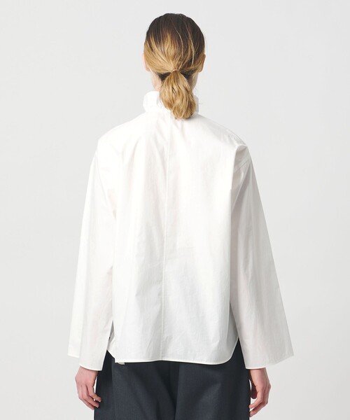 LOEFF（ロエフ） ブラウス シャツ 「LOEFF」コットン ブロード フリル